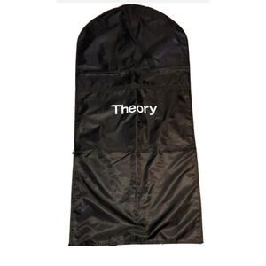 Theory Nylon Trifold Garment Bag Travel Dustproof Cover Storage 49x24” Carrying